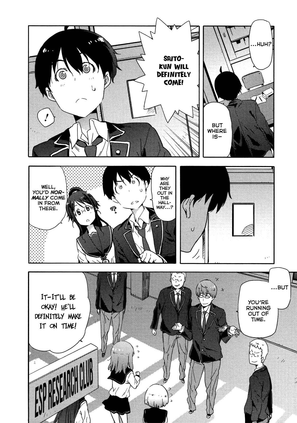 Page 4 Chapter 9 Saito-kun wa Esper Rashii