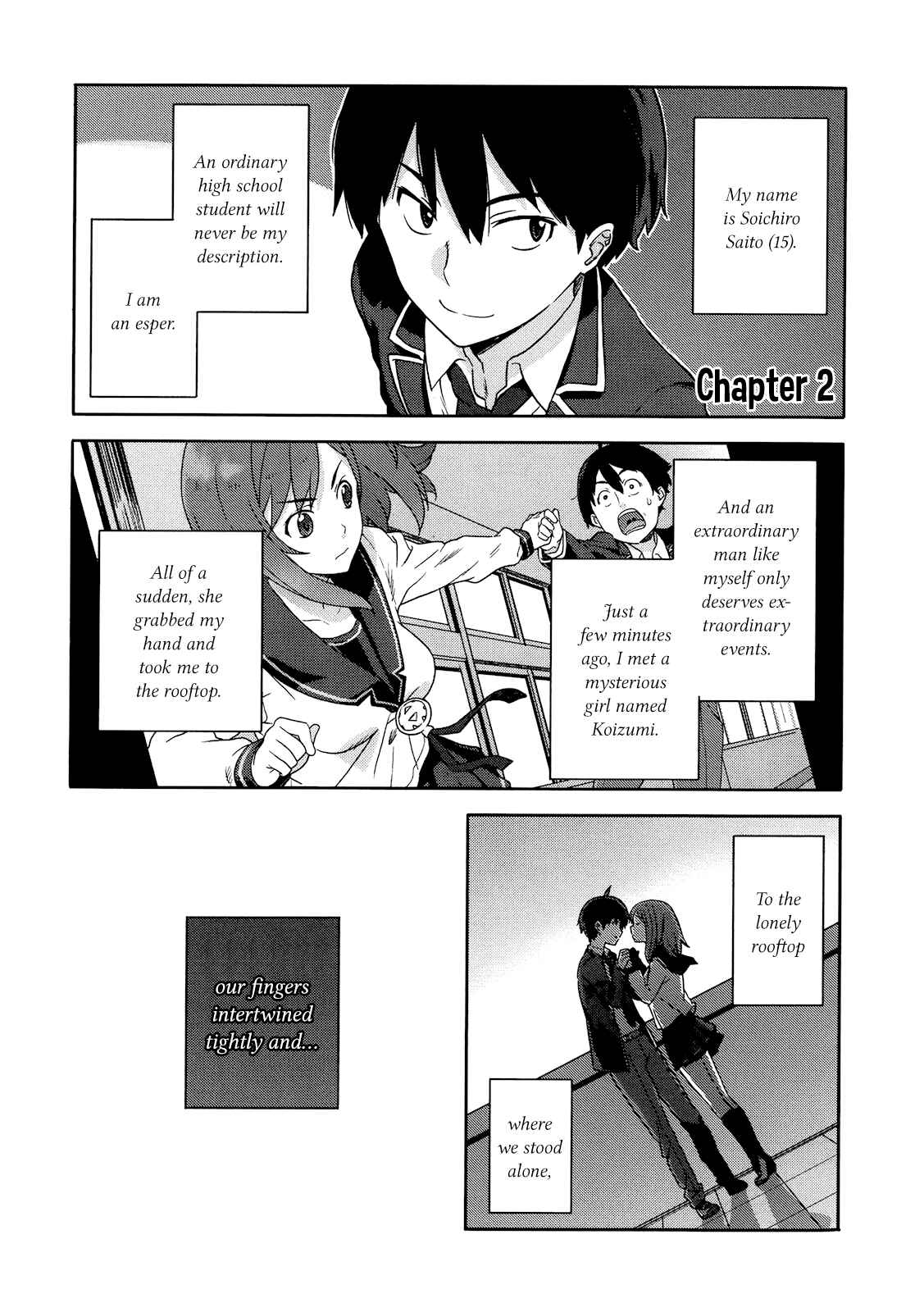 Page 1 Chapter 2 Saito-kun wa Esper Rashii
