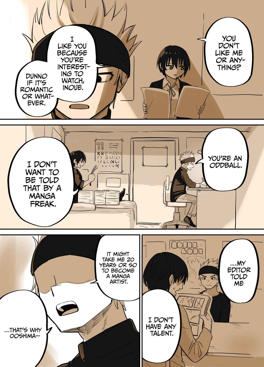 Page 3 Chapter 1 The Manga Freak and the Oddball