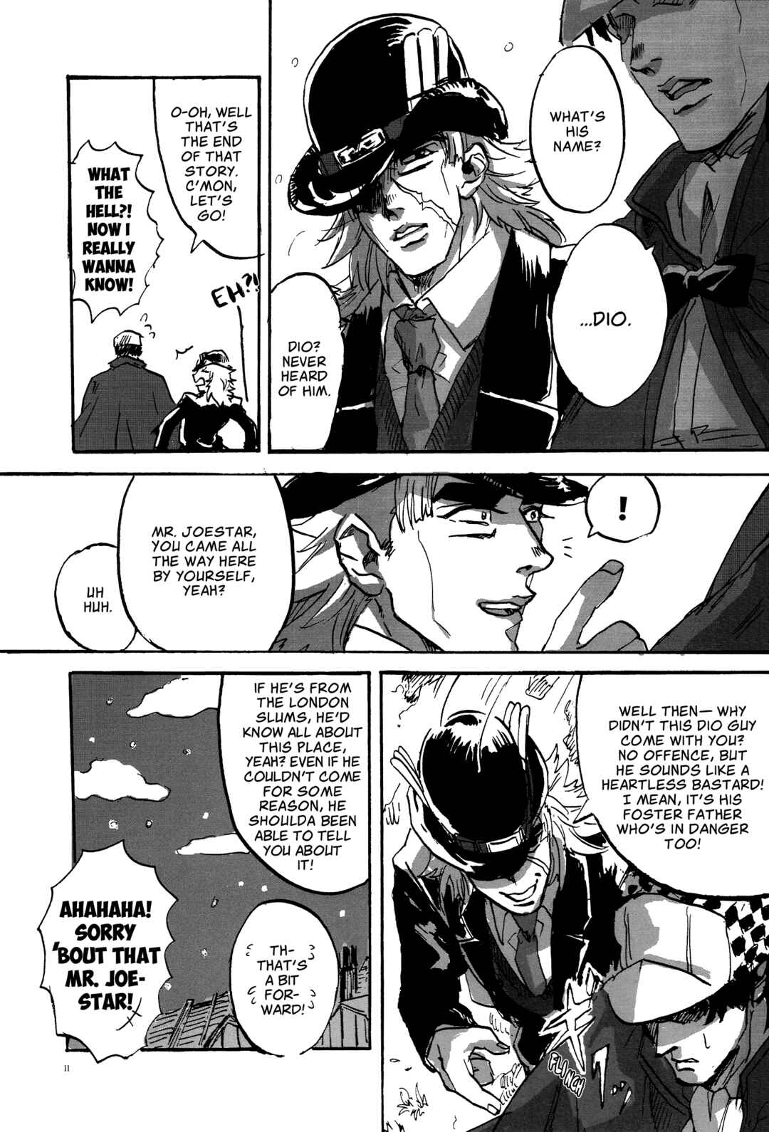 Page 10 Chapter Unknown_e2d2 Jojos Bizarre Adventure - Lamp Black no Machi no Naka (Doujinshi)