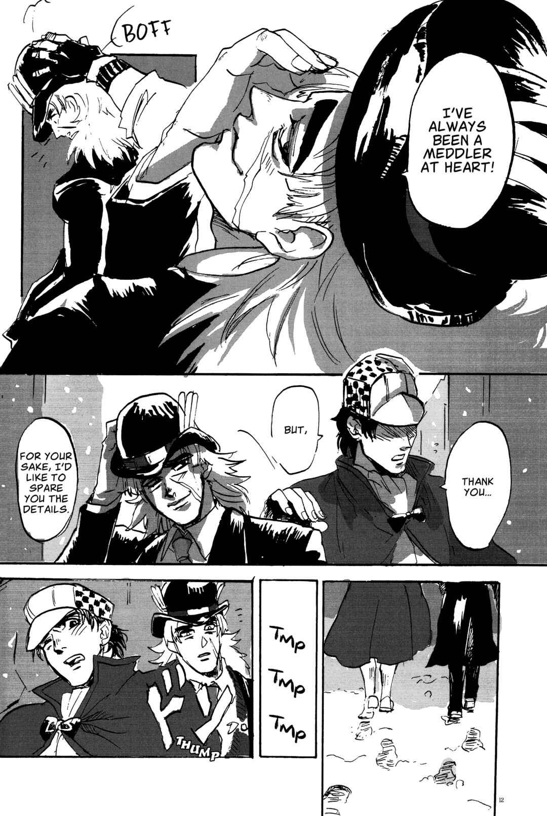 Page 11 Chapter Unknown_e2d2 Jojos Bizarre Adventure - Lamp Black no Machi no Naka (Doujinshi)