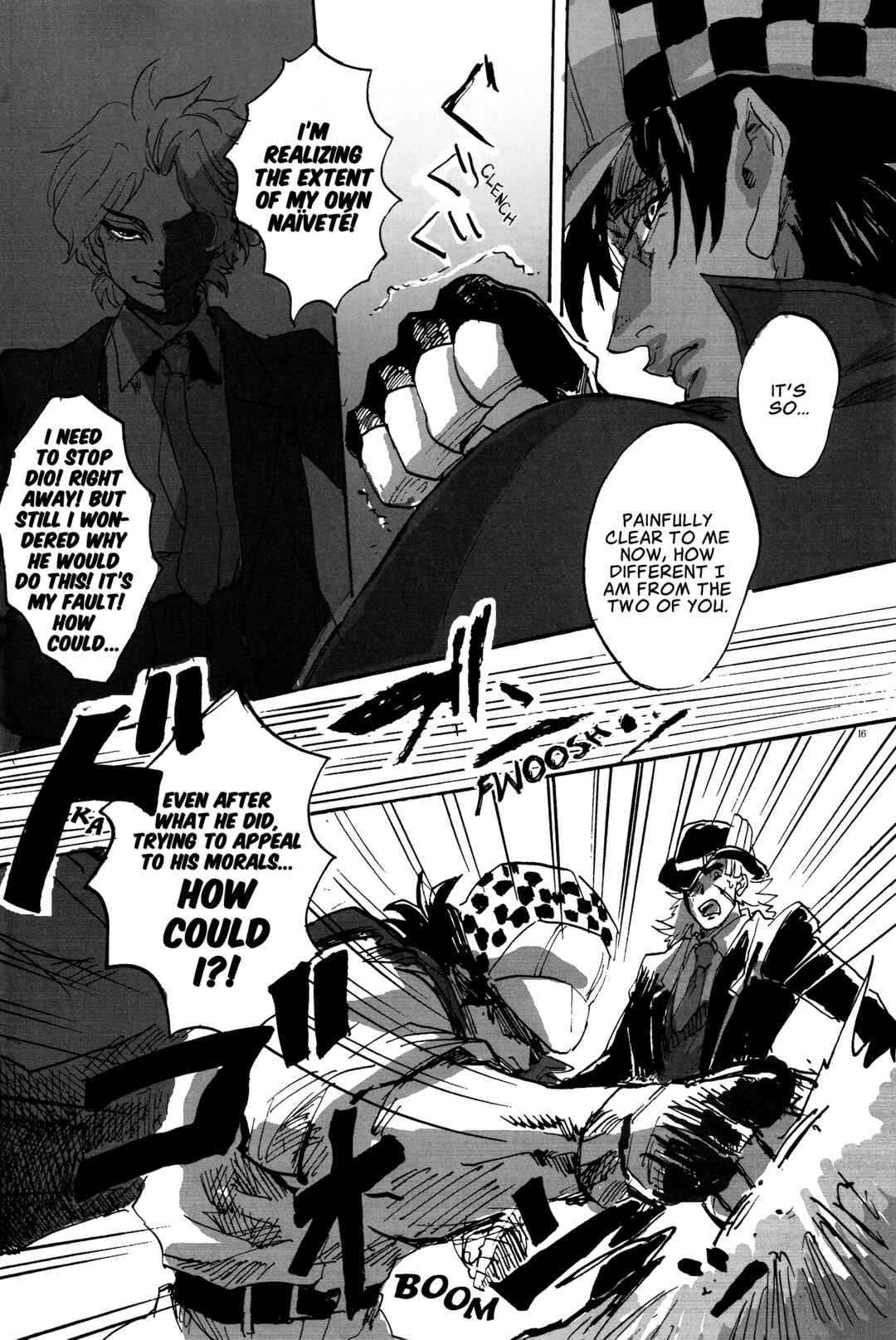 Page 15 Chapter Unknown_e2d2 Jojos Bizarre Adventure - Lamp Black no Machi no Naka (Doujinshi)