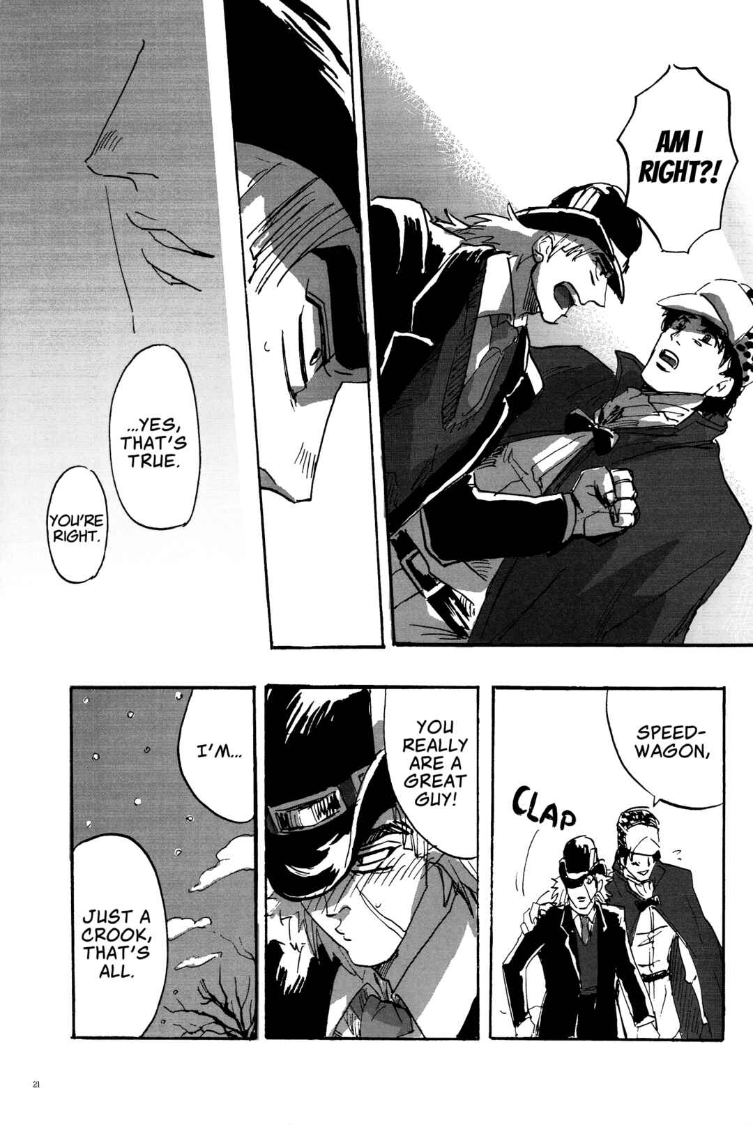 Page 20 Chapter Unknown_e2d2 Jojos Bizarre Adventure - Lamp Black no Machi no Naka (Doujinshi)