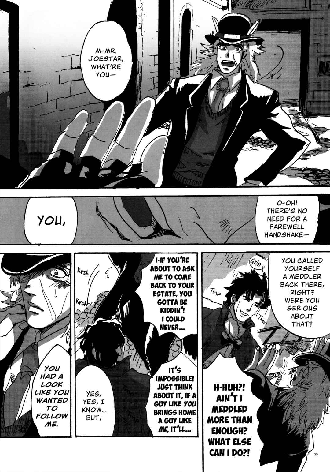 Page 28 Chapter Unknown_e2d2 Jojos Bizarre Adventure - Lamp Black no Machi no Naka (Doujinshi)