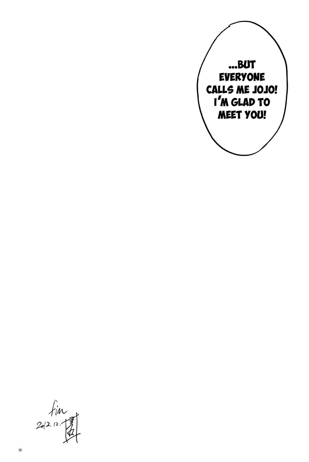 Page 33 Chapter Unknown_e2d2 Jojos Bizarre Adventure - Lamp Black no Machi no Naka (Doujinshi)
