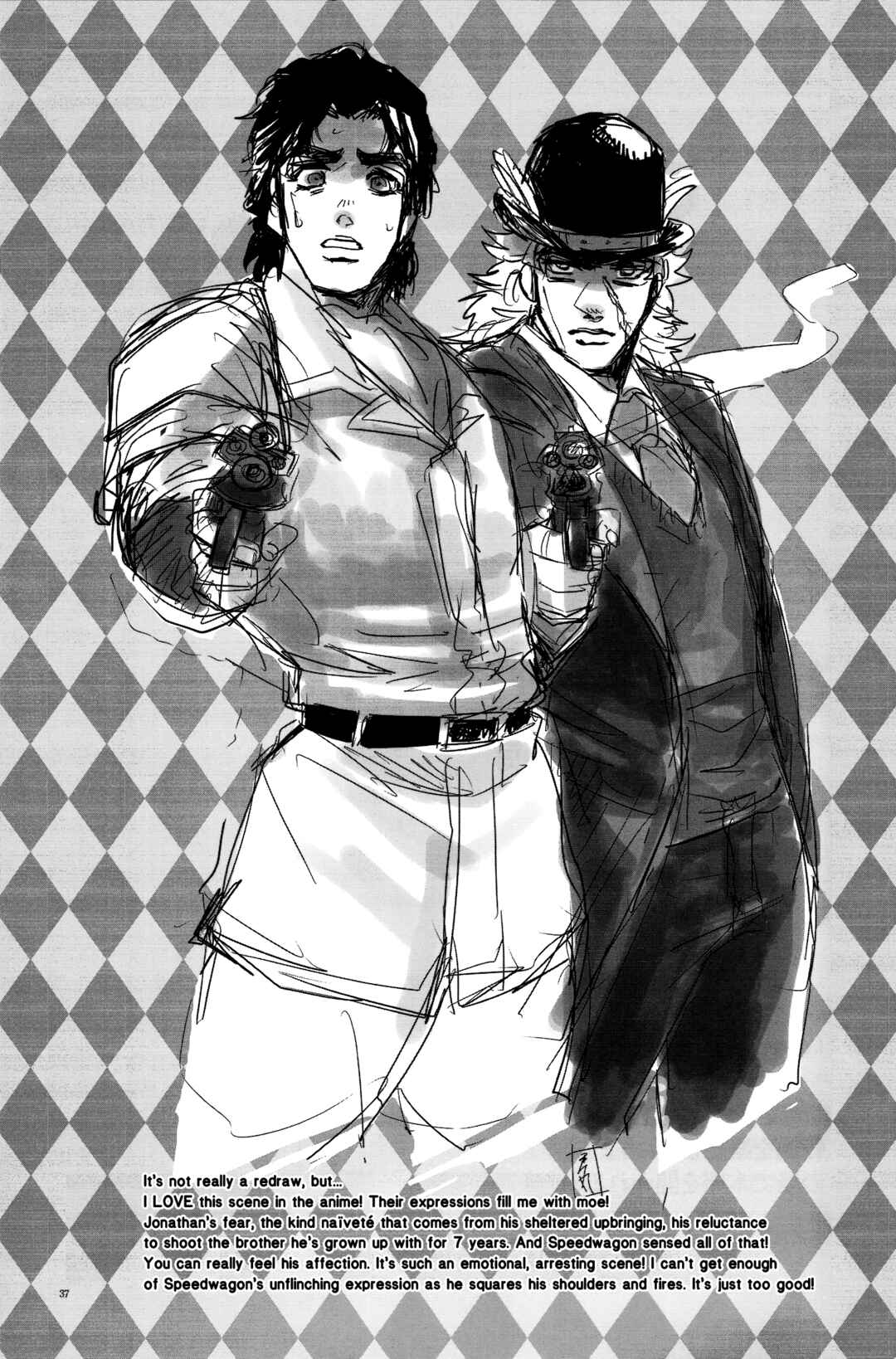 Page 35 Chapter Unknown_e2d2 Jojos Bizarre Adventure - Lamp Black no Machi no Naka (Doujinshi)