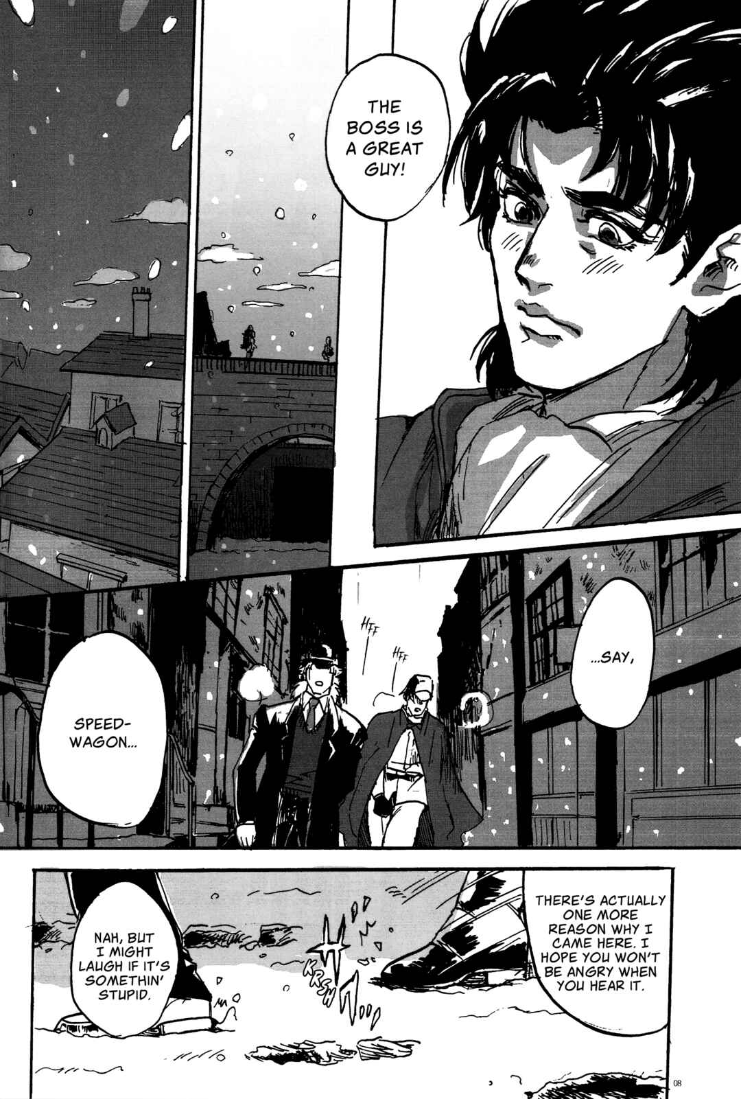 Page 7 Chapter Unknown_e2d2 Jojos Bizarre Adventure - Lamp Black no Machi no Naka (Doujinshi)