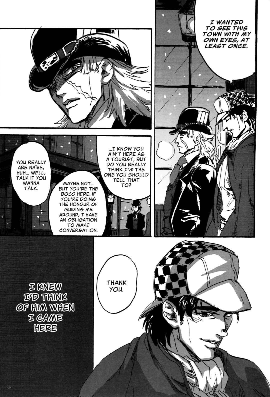 Page 8 Chapter Unknown_e2d2 Jojos Bizarre Adventure - Lamp Black no Machi no Naka (Doujinshi)