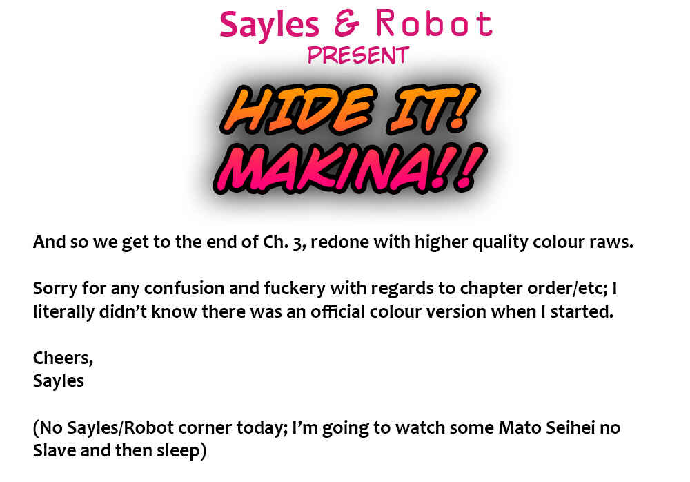 Page 25 Chapter 3 Kakushite! Makina-san!! (Official Colored)