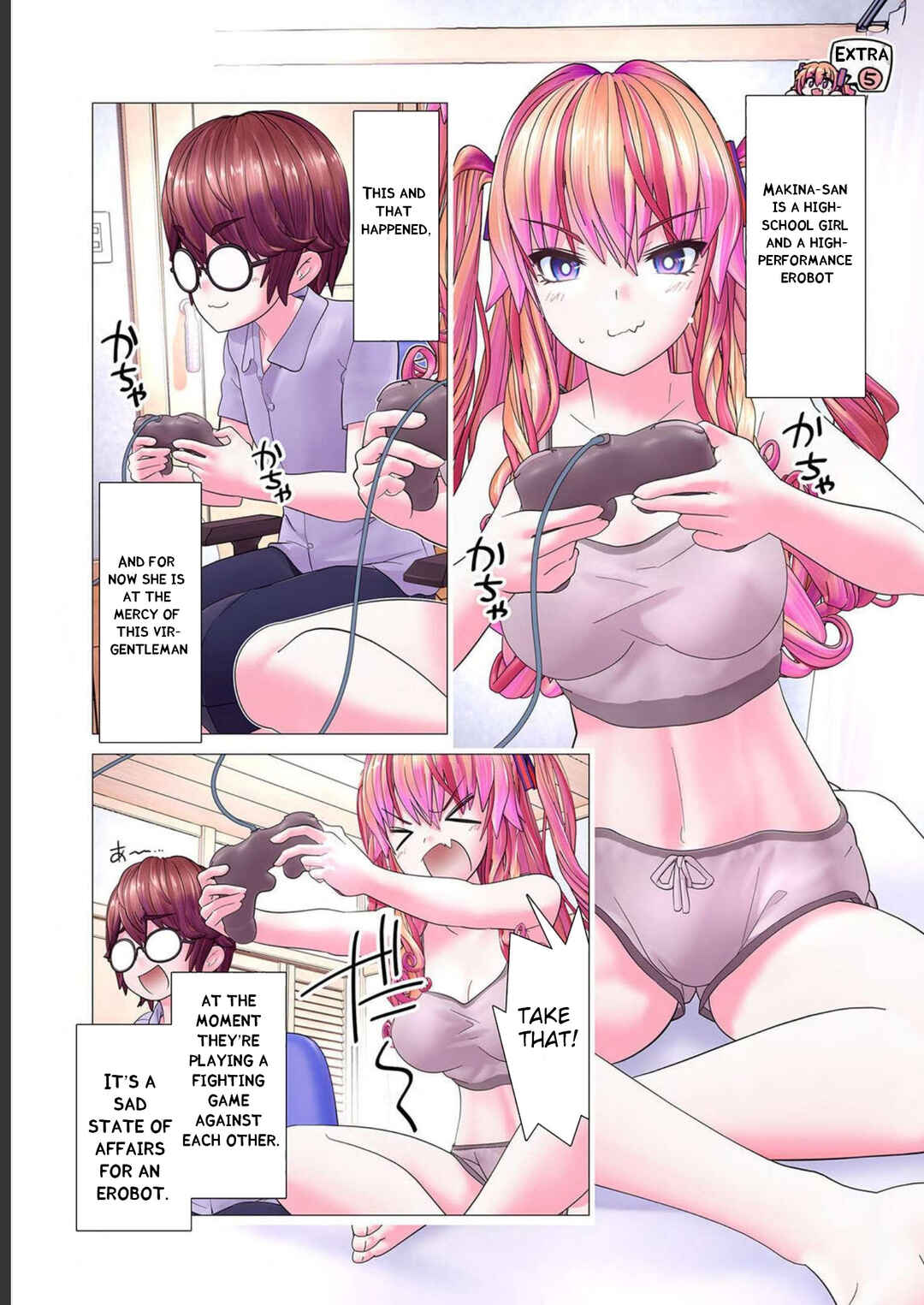 Page 17 Chapter 5.5 Kakushite! Makina-san!! (Official Colored)