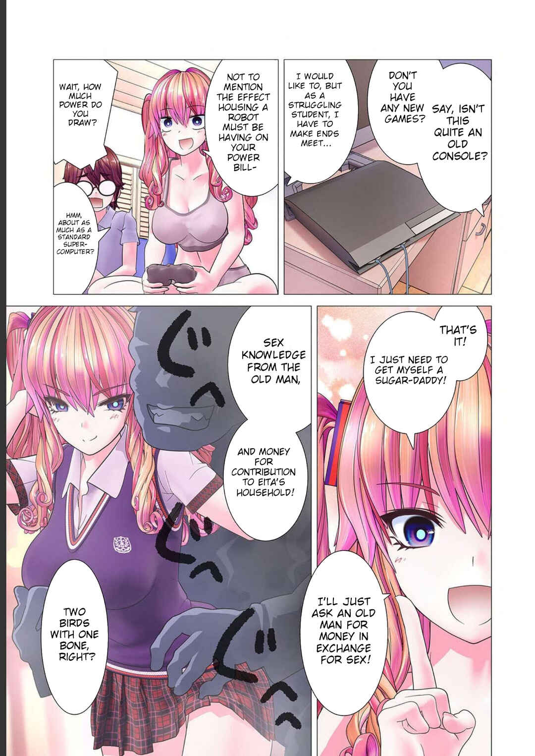 Page 19 Chapter 5.5 Kakushite! Makina-san!! (Official Colored)