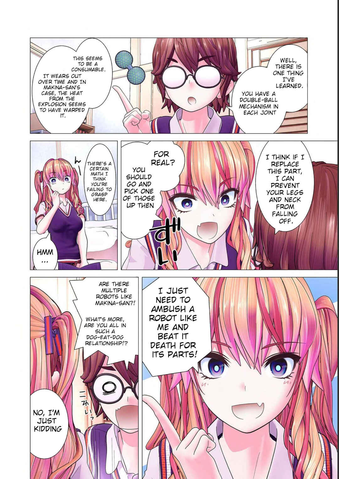 Page 14 Chapter 5 Kakushite! Makina-san!! (Official Colored)