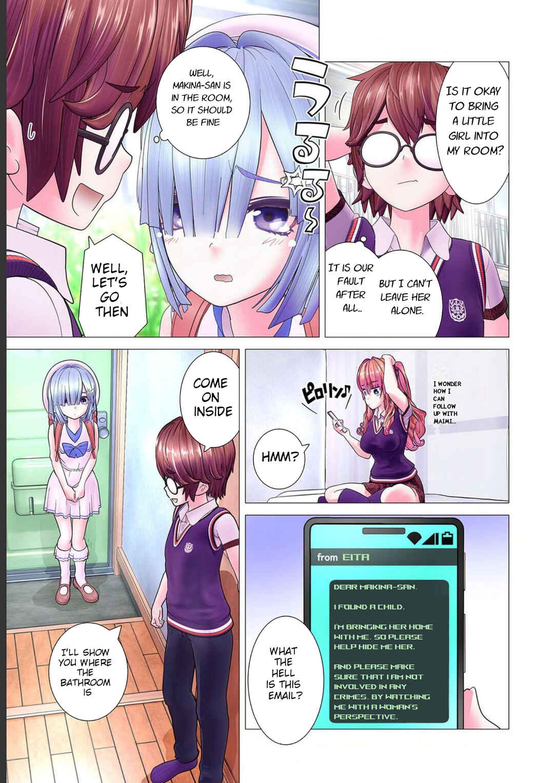 Page 19 Chapter 5 Kakushite! Makina-san!! (Official Colored)