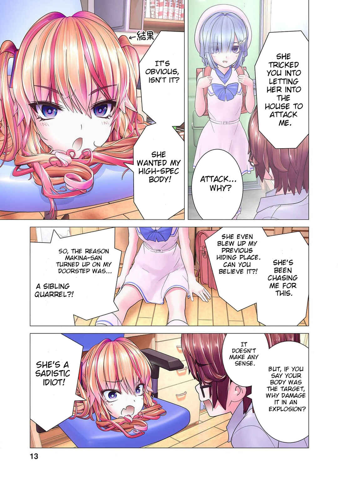 Page 9 Chapter 6 Kakushite! Makina-san!! (Official Colored)