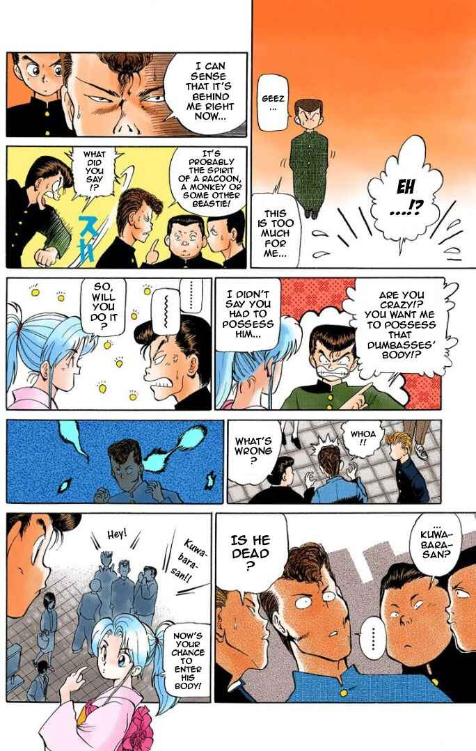 Page 8 Chapter 3 YuYu Hakusho (Official Colored)