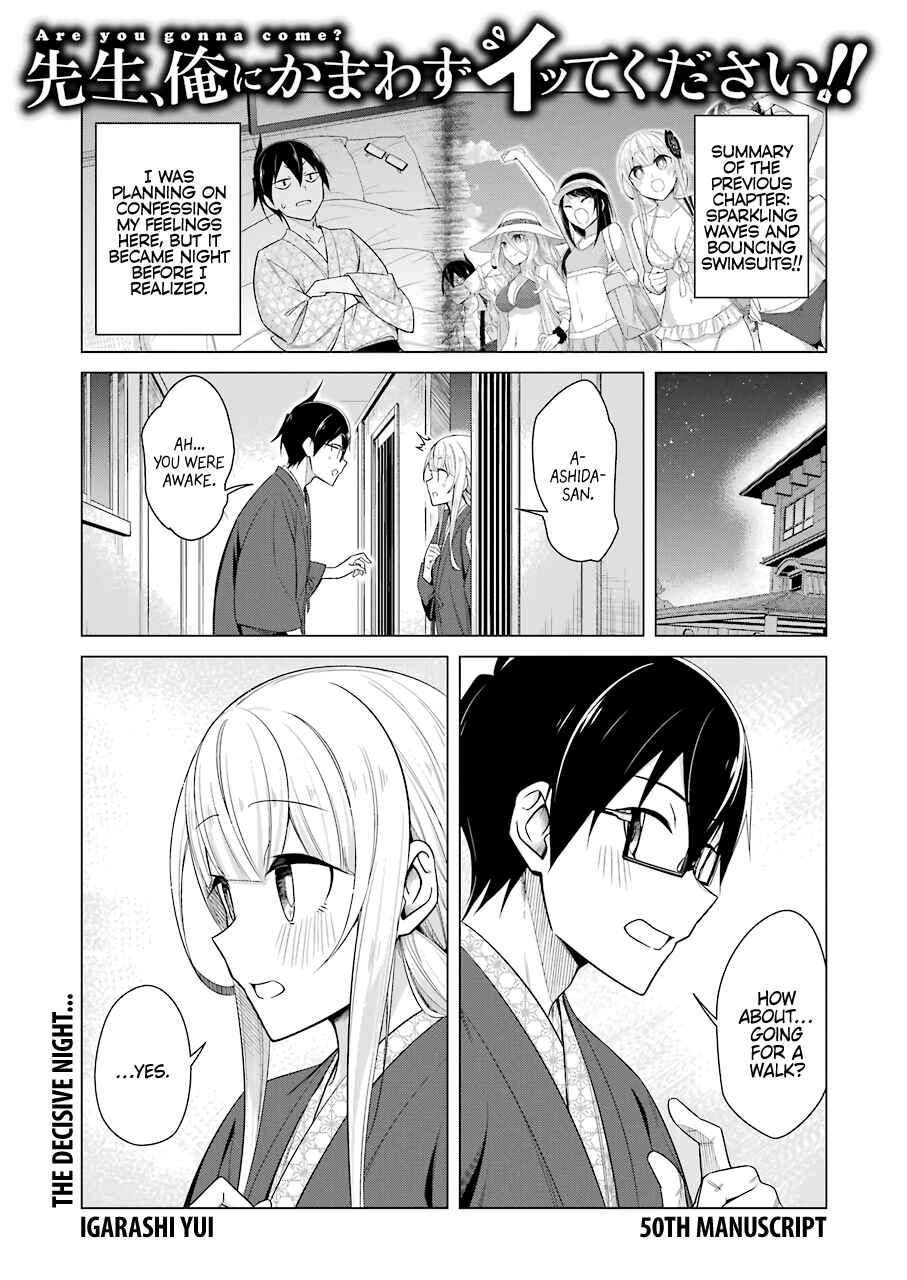 Page 1 Chapter 50 Sensei, Ore ni Kamawazu Itte Kudasai!!
