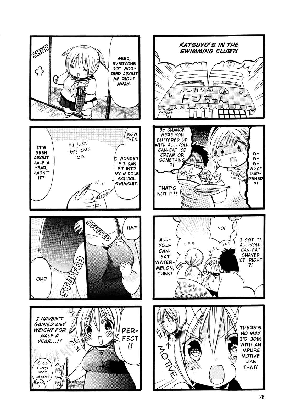 Page 2 Chapter 4 Chubby in the Swimming Club