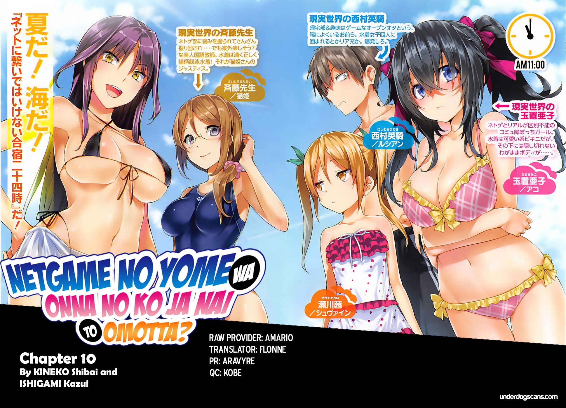 Page 1 Chapter 10 Netoge no Yome wa Onnanoko ja Nai to Omotta?