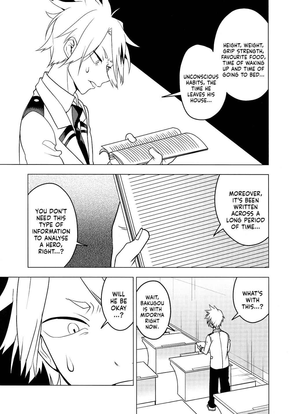 Page 14 Chapter Unknown_5b7e My Hero Academia - Bunseki Notebook (Doujinshi)