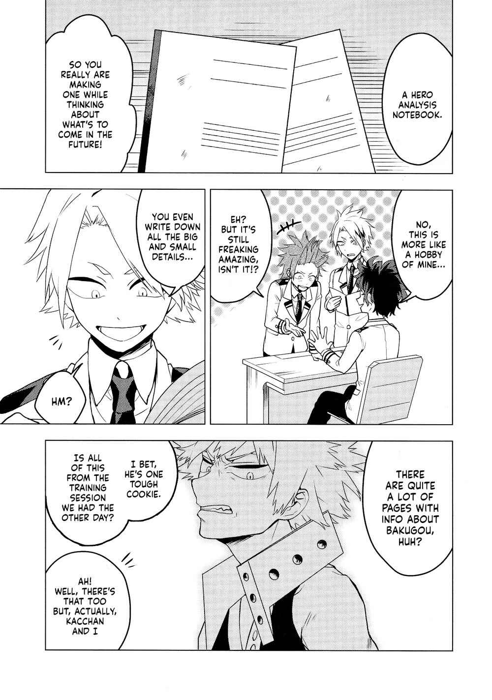 Page 4 Chapter Unknown_5b7e My Hero Academia - Bunseki Notebook (Doujinshi)