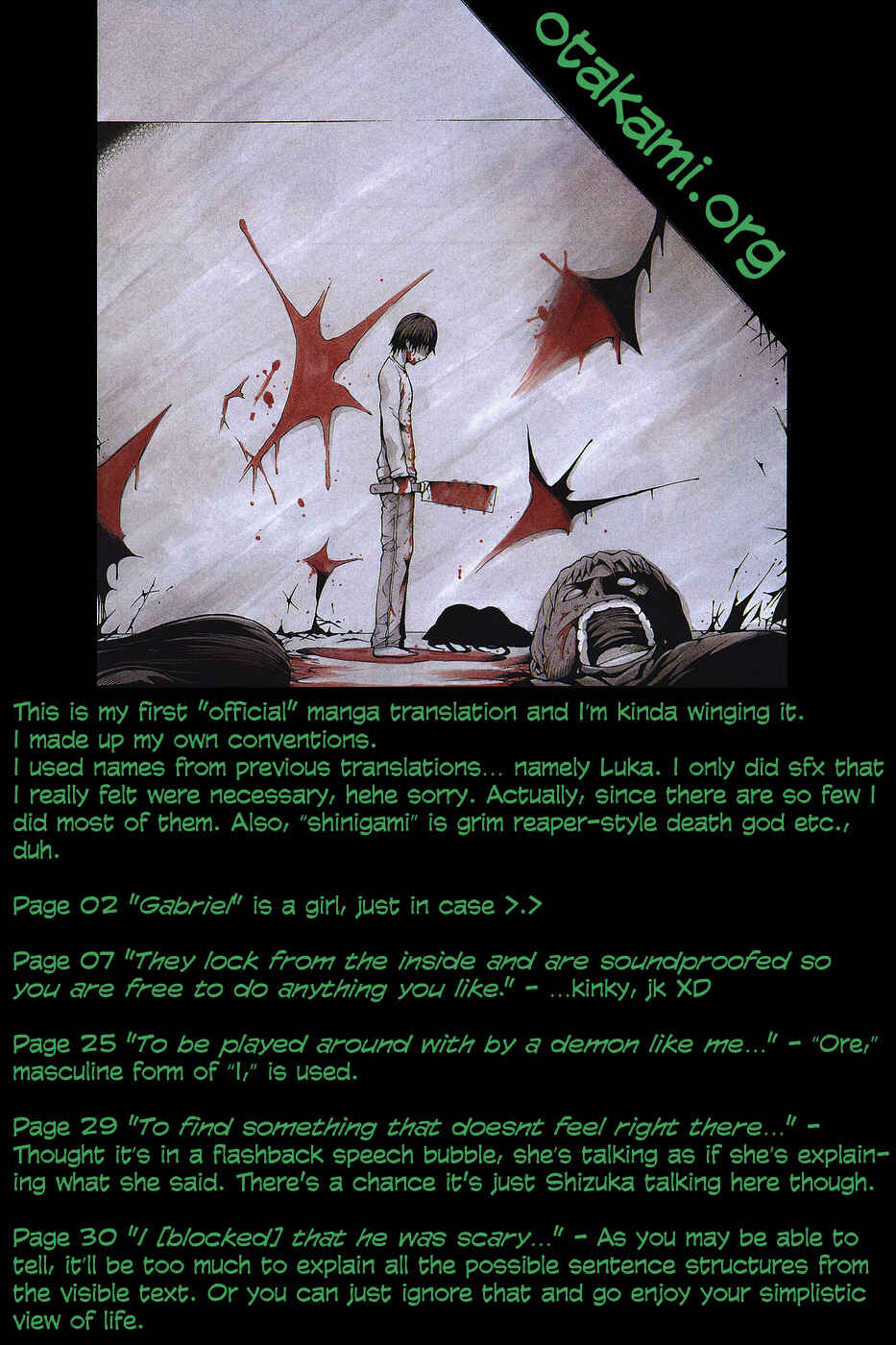 Page 38 Chapter 3 Shinigami-sama ni Saigo no Onegai wo