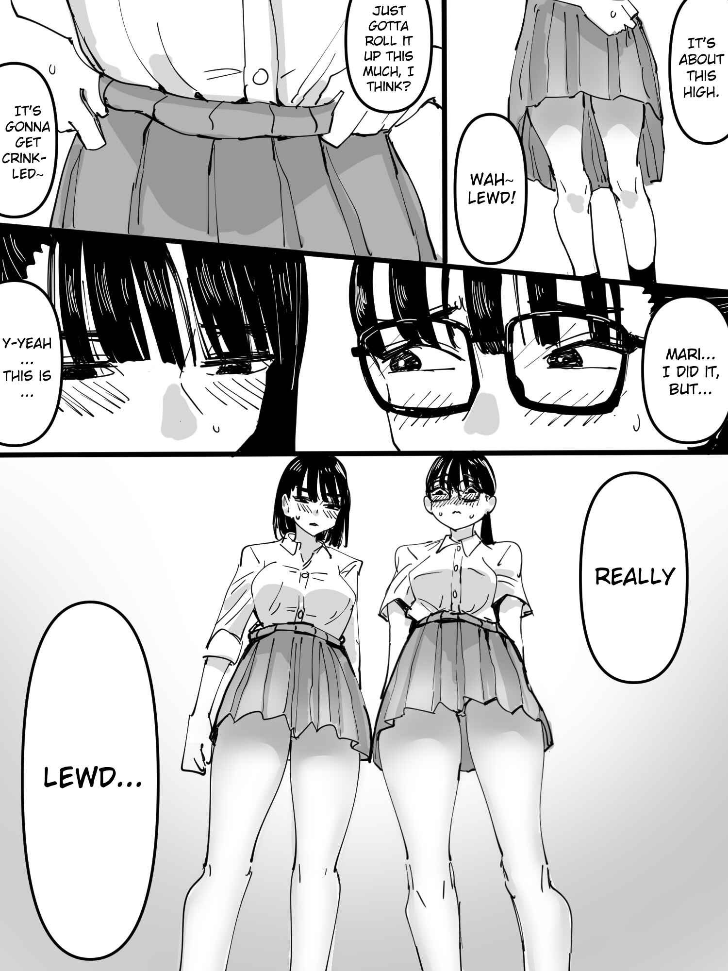 Page 2 Chapter Unknown_0b1e That Time Me and My Friend Tried Raising Our Skirts 10cm Above the Knee