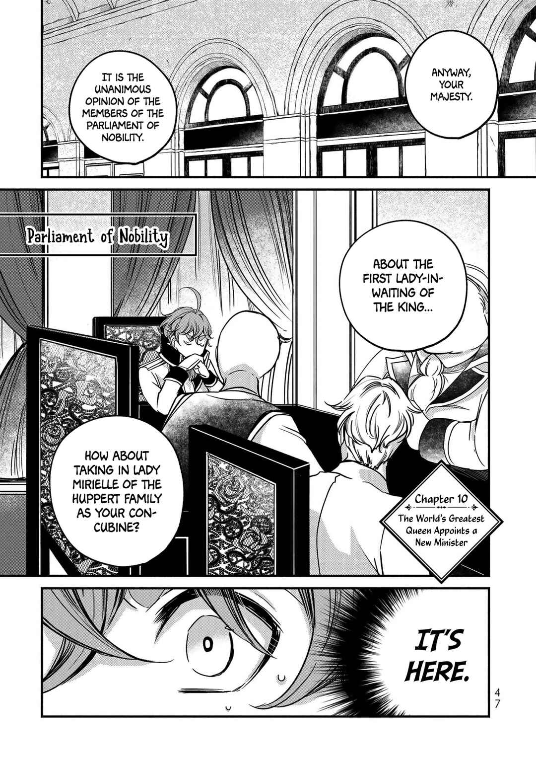 Page 1 Chapter 10 Victoria Winner Ostwen Ouhi wa Sekai de Ichiban Erasou de Aru