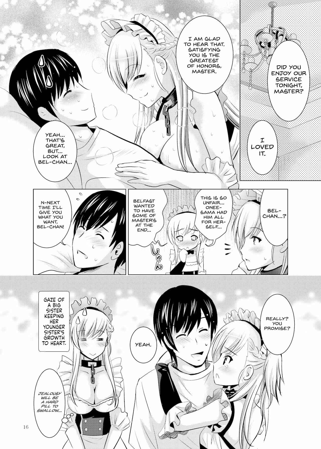 Page 16 Chapter Unknown_824c Azur Lane - BelBel no Gohoushi (Doujinshi)
