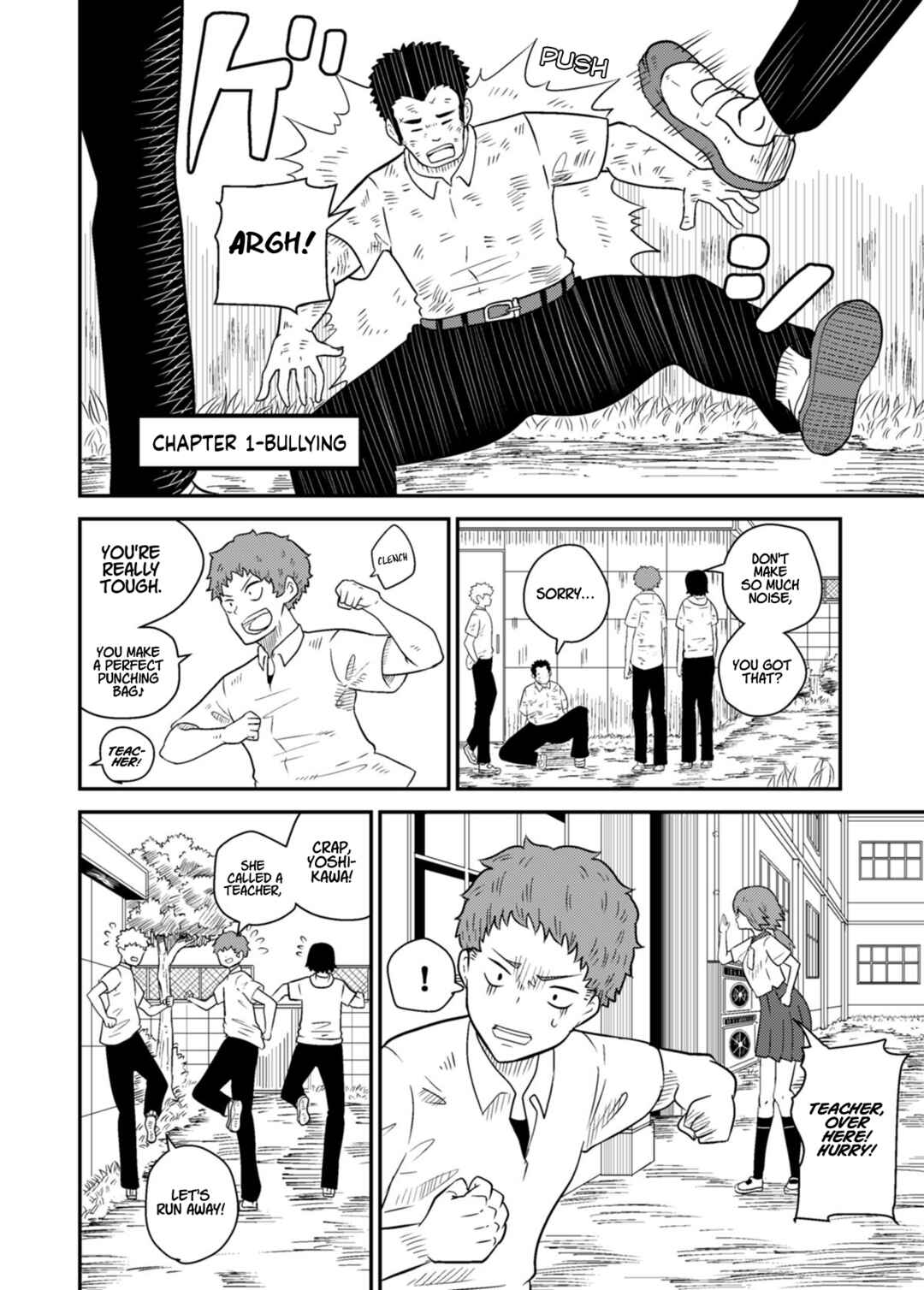 Page 2 Chapter 1 The bullied kid is cool.