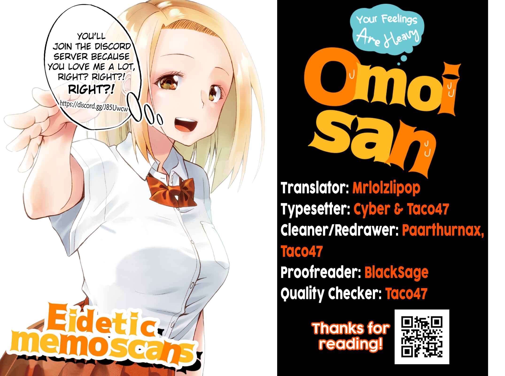 Page 8 Chapter 37 Omoi-san’s Overwhelming Obsession