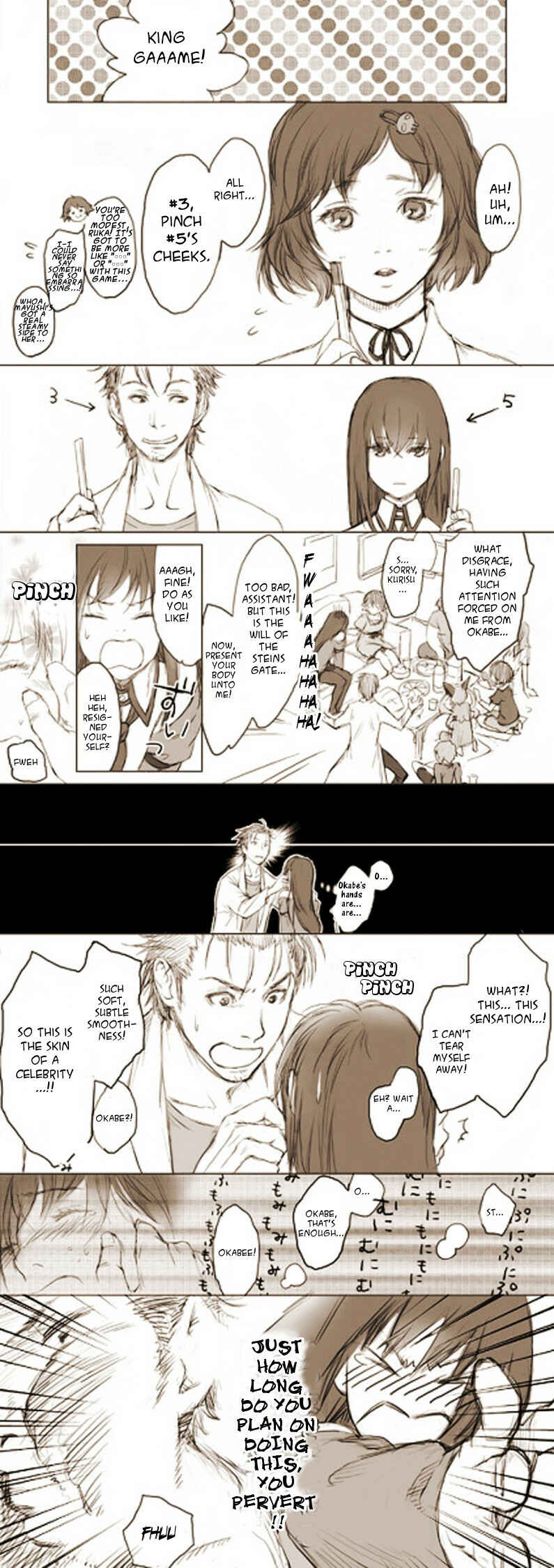 Page 1 Chapter Unknown_f170 Steins;Gate - Kings Game With Lab Members (Doujinshi)