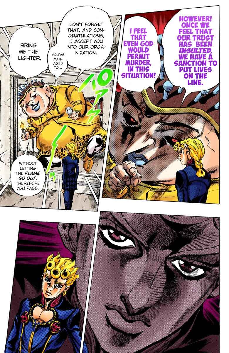 Page 15 Chapter 16 JoJos Bizarre Adventure, Part 5: Golden Wind (Official Colored)
