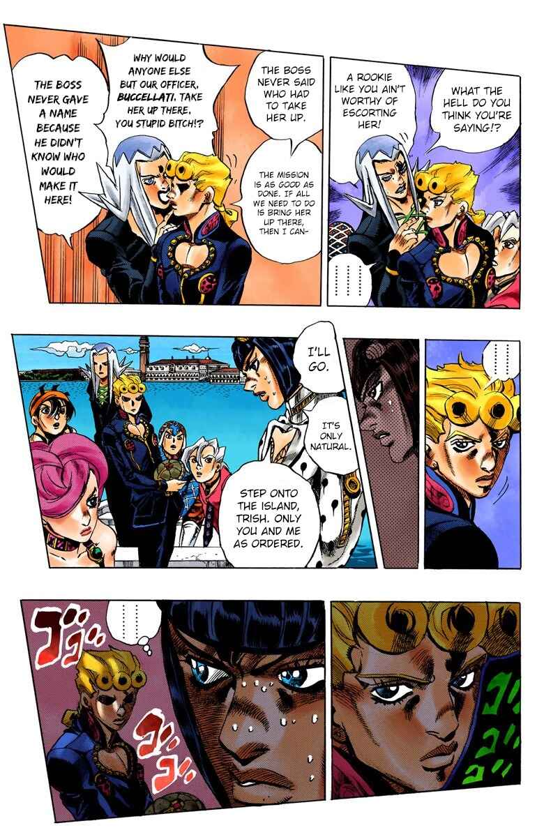 Page 9 Chapter 77 JoJos Bizarre Adventure, Part 5: Golden Wind (Official Colored)