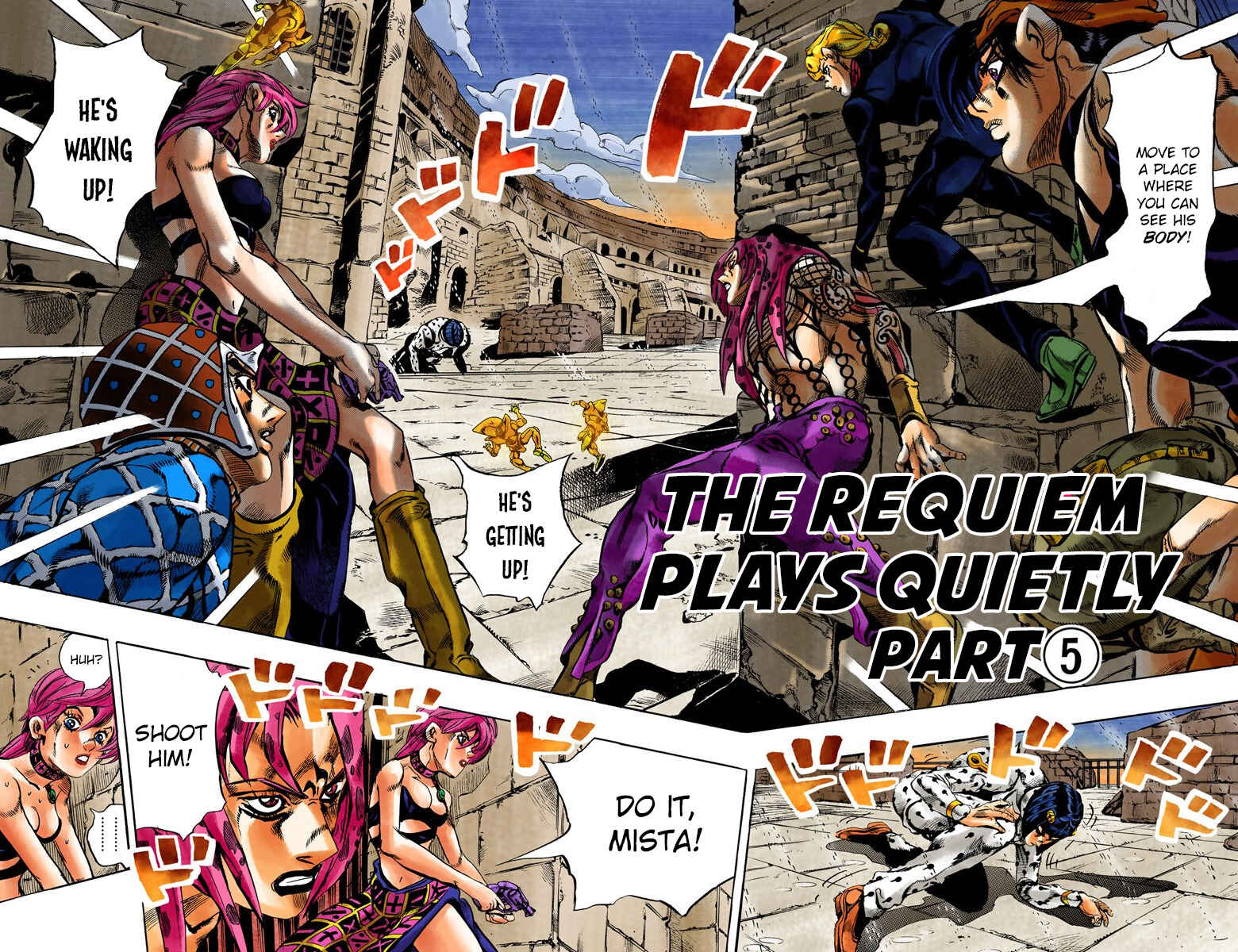 Page 3 Chapter 137 JoJos Bizarre Adventure, Part 5: Golden Wind (Official Colored)