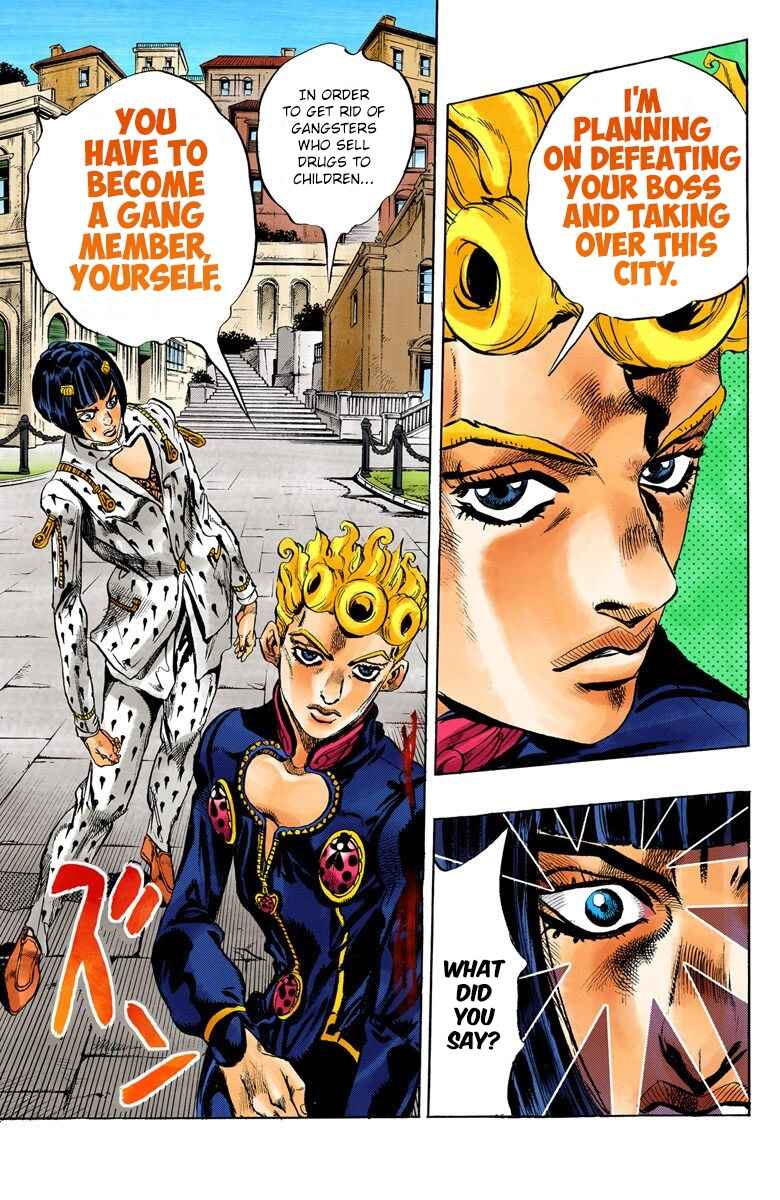 Page 19 Chapter 8 JoJos Bizarre Adventure, Part 5: Golden Wind (Official Colored)