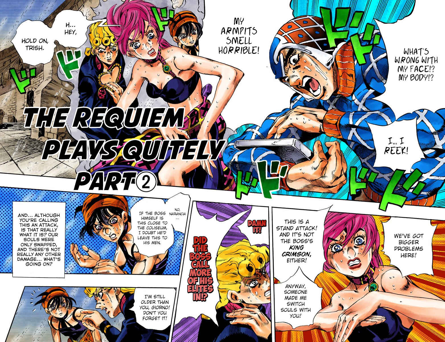 Page 3 Chapter 134 JoJos Bizarre Adventure, Part 5: Golden Wind (Official Colored)