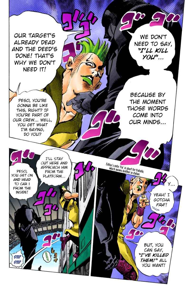 Page 13 Chapter 47 JoJos Bizarre Adventure, Part 5: Golden Wind (Official Colored)