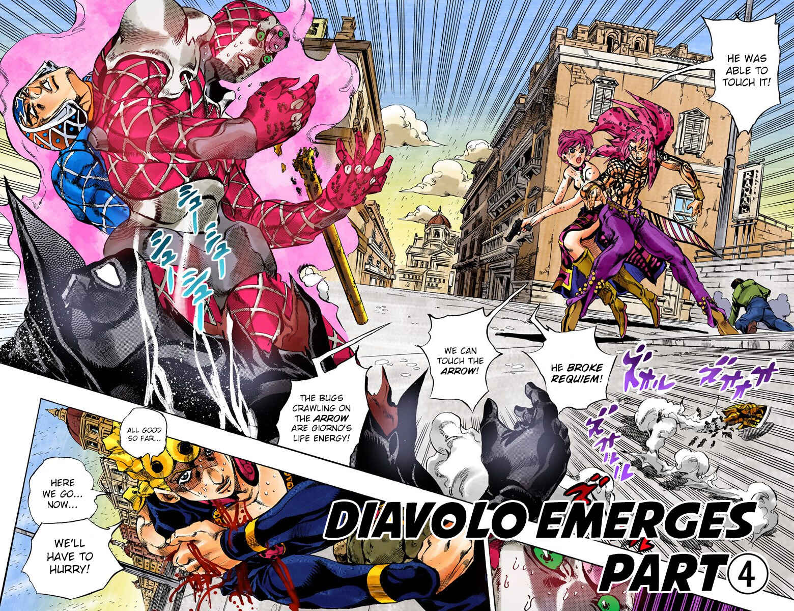 Page 4 Chapter 144 JoJos Bizarre Adventure, Part 5: Golden Wind (Official Colored)