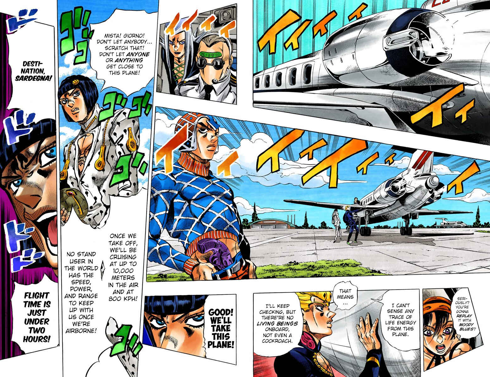 Page 8 Chapter 93 JoJos Bizarre Adventure, Part 5: Golden Wind (Official Colored)