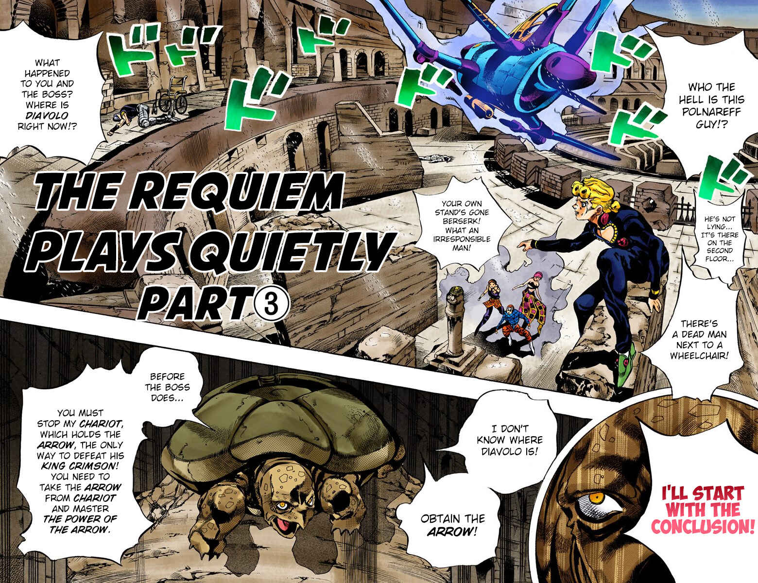Page 3 Chapter 135 JoJos Bizarre Adventure, Part 5: Golden Wind (Official Colored)