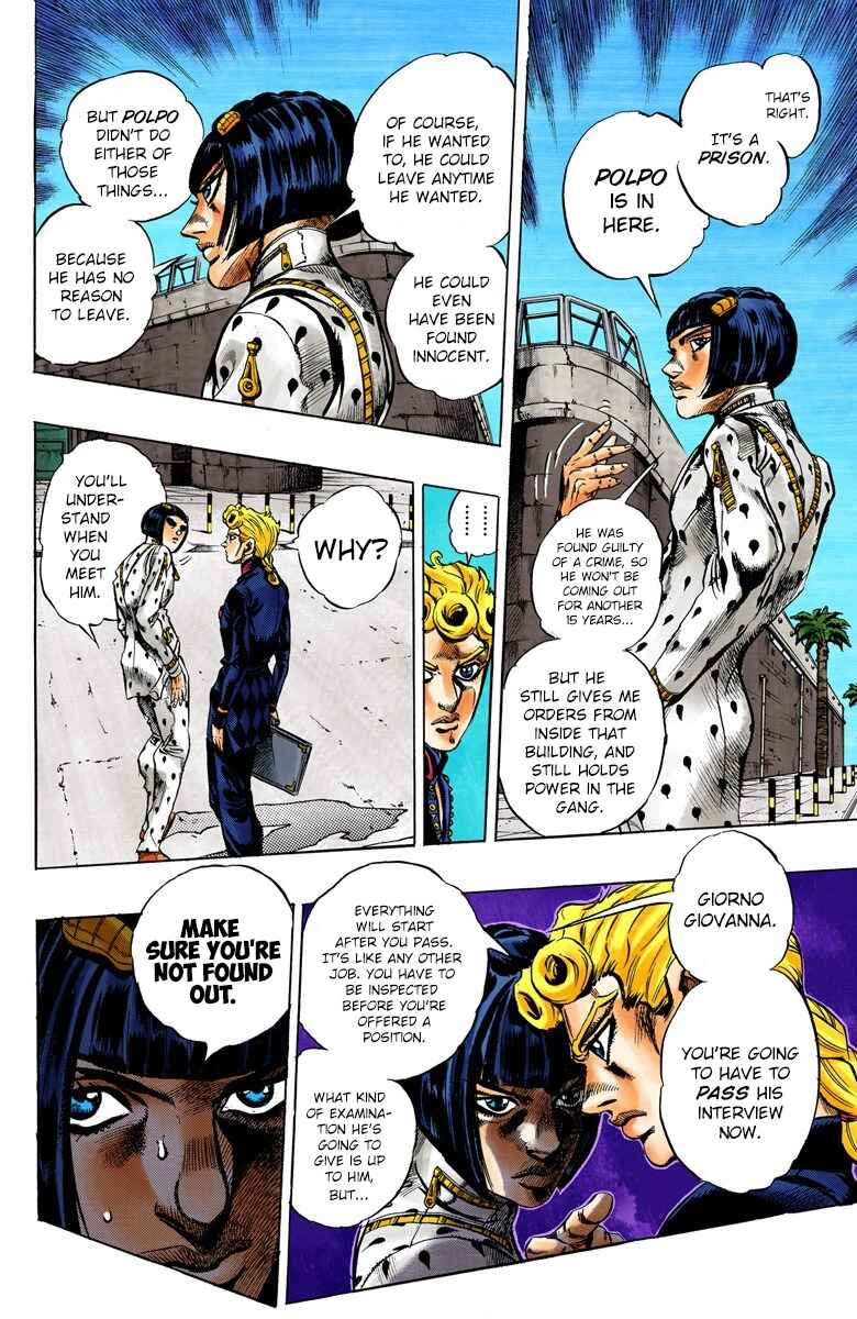 Page 7 Chapter 9 JoJos Bizarre Adventure, Part 5: Golden Wind (Official Colored)