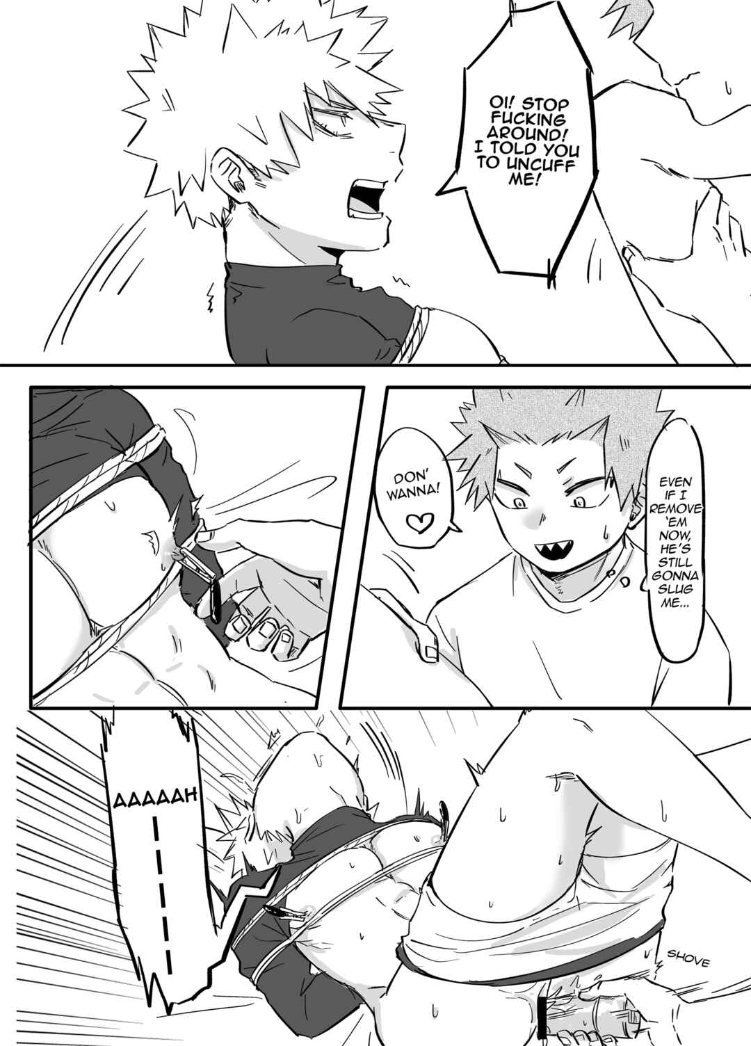 Page 8 Chapter Unknown_70ea Boku no Hero Academia - Date chuu ni omocha wo tsukai kirenai to derenai heya ni haitta (Doujinshi)