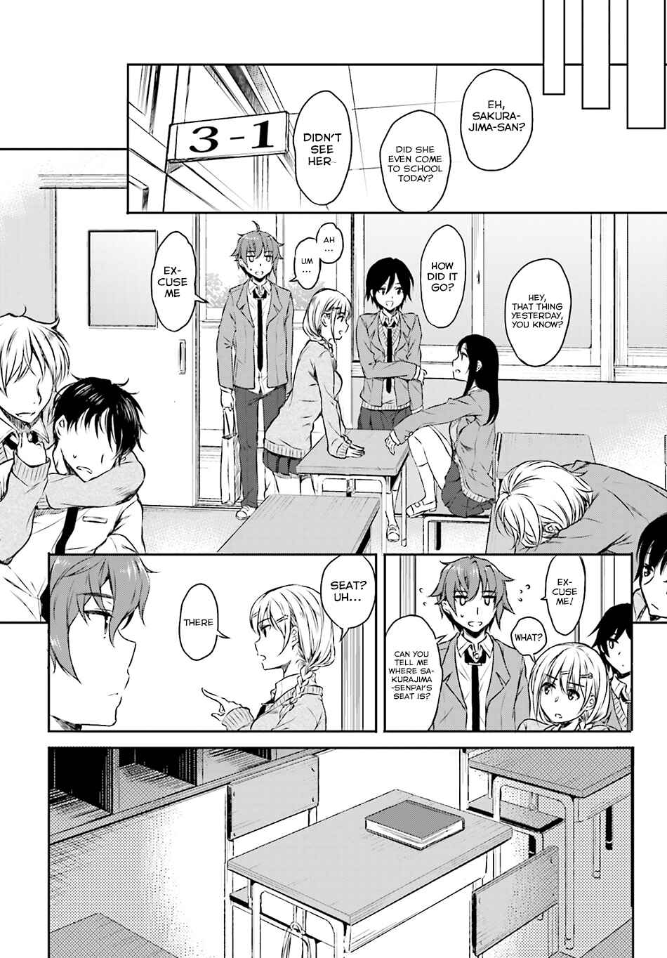 Page 15 Chapter 5 Rascal Does Not Dream of Bunny Girl Senpai