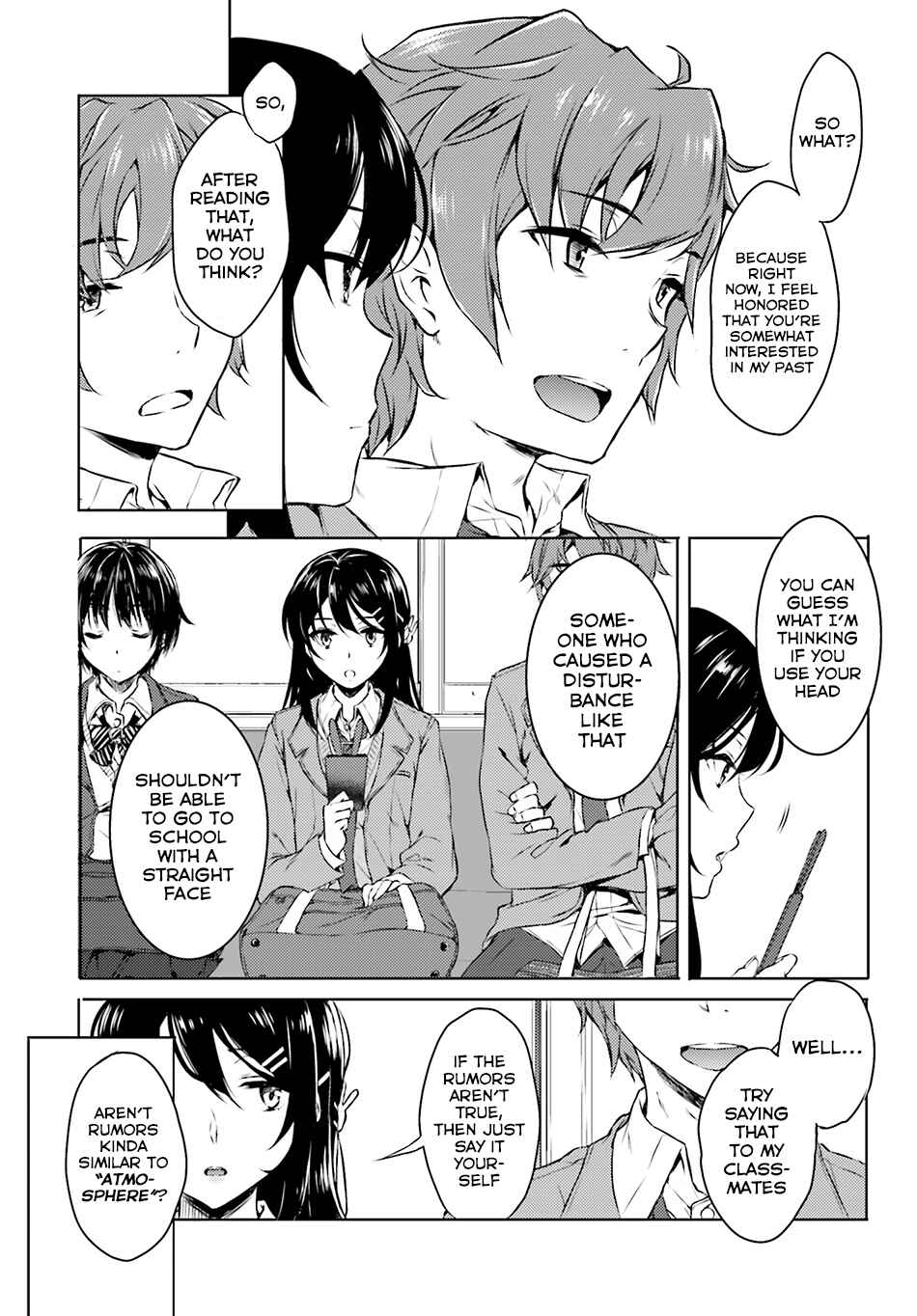 Page 5 Chapter 3 Rascal Does Not Dream of Bunny Girl Senpai
