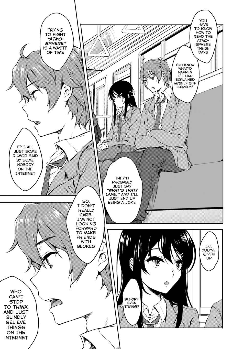 Page 6 Chapter 3 Rascal Does Not Dream of Bunny Girl Senpai
