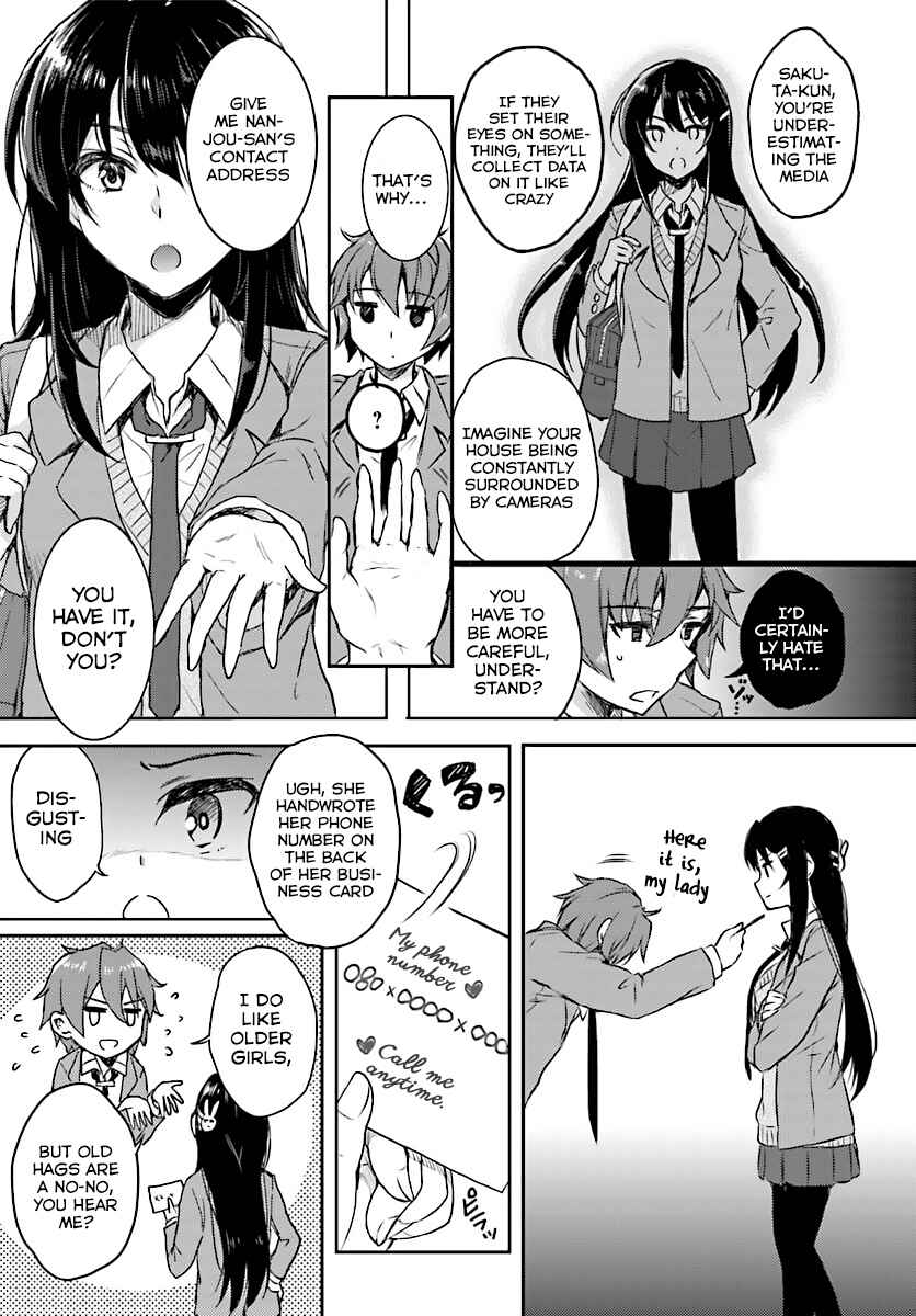 Page 15 Chapter 9 Rascal Does Not Dream of Bunny Girl Senpai