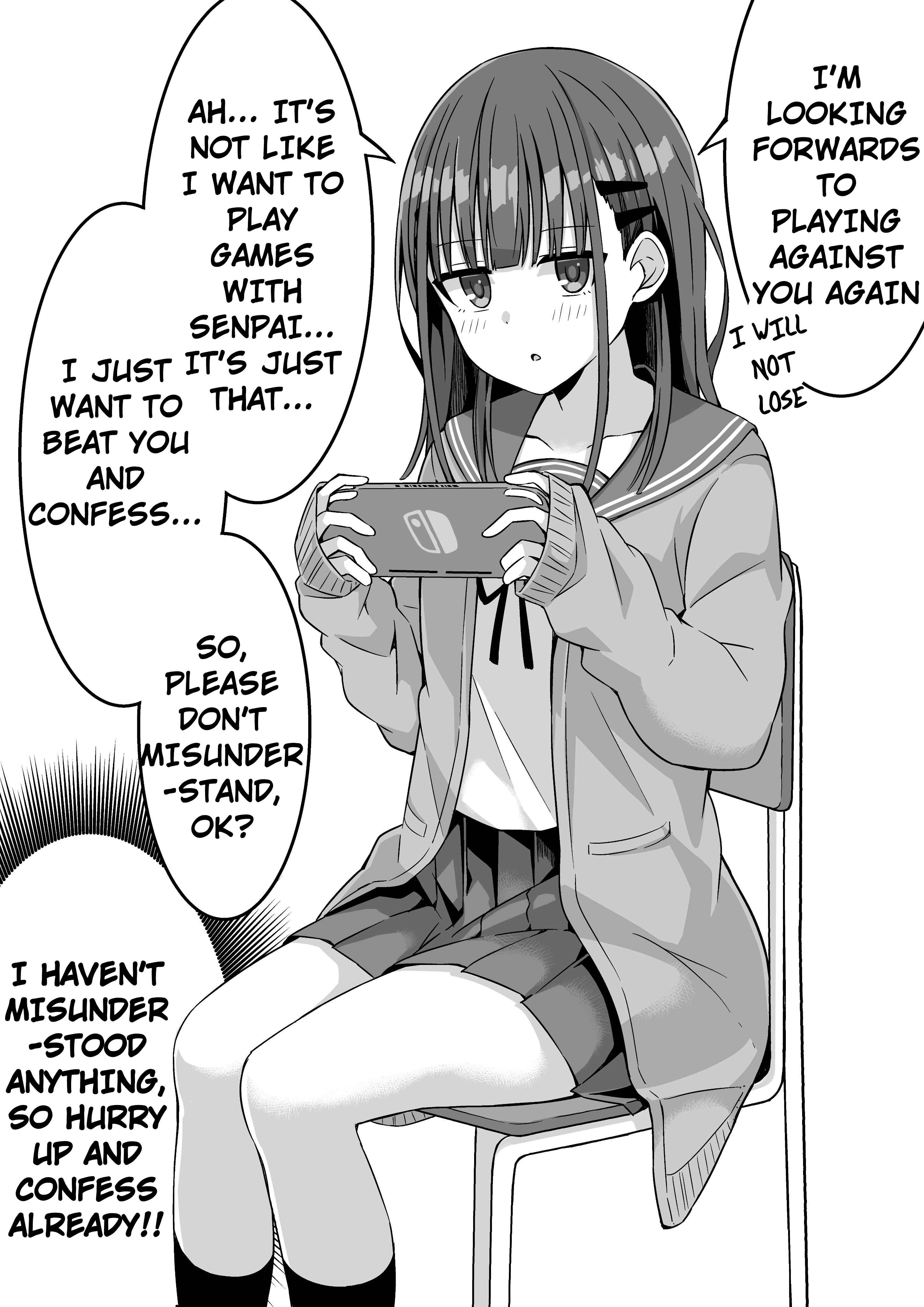 Page 2 Chapter 1 A Manga Where A Kouhai Wants to Beat Her Senpai and Confess