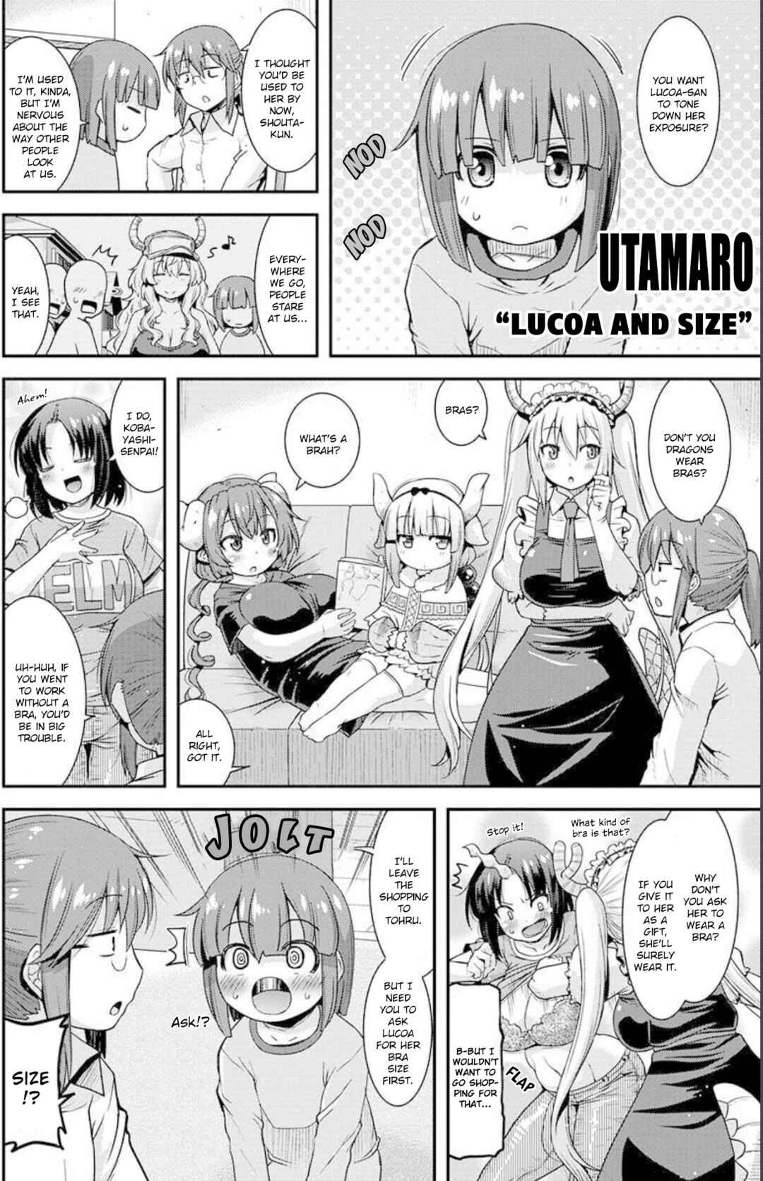 Page 14 Chapter 1 Miss Kobayashis Dragon Maid Official Doujinshi Set