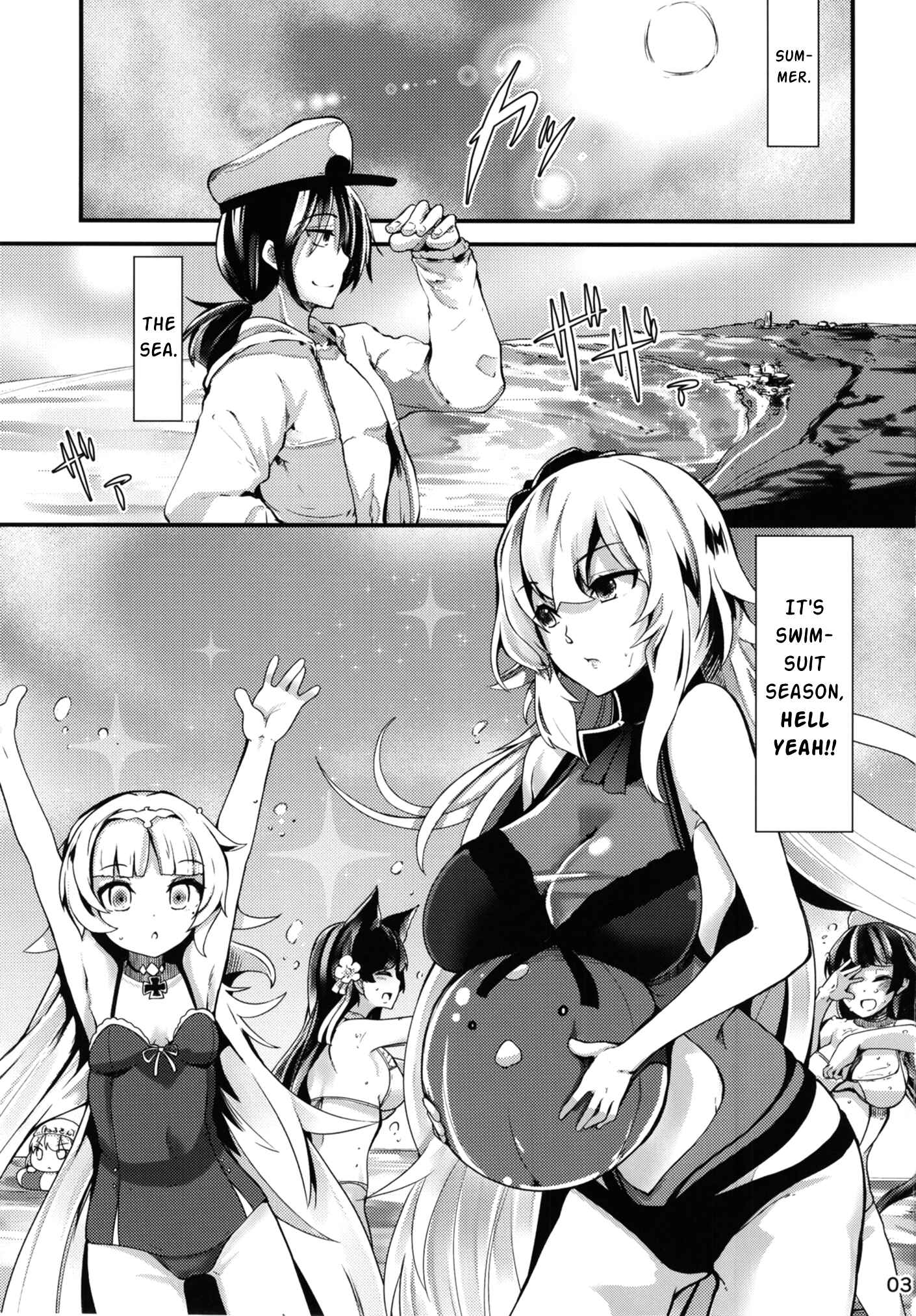 Page 3 Chapter Unknown_e950 Azur Lane - Natsu no Nikupuni (Doujinshi)