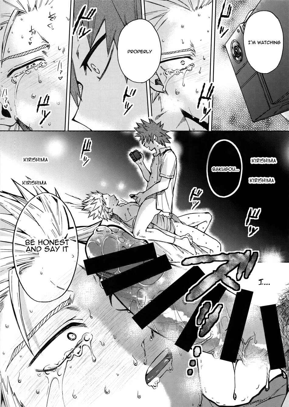 Page 13 Chapter Unknown_83d8 Boku no Hero Academia - Kiribaku Ga “Namahousou de Kaodashi Jikkyou Play” Suru Hon (Doujinshi)